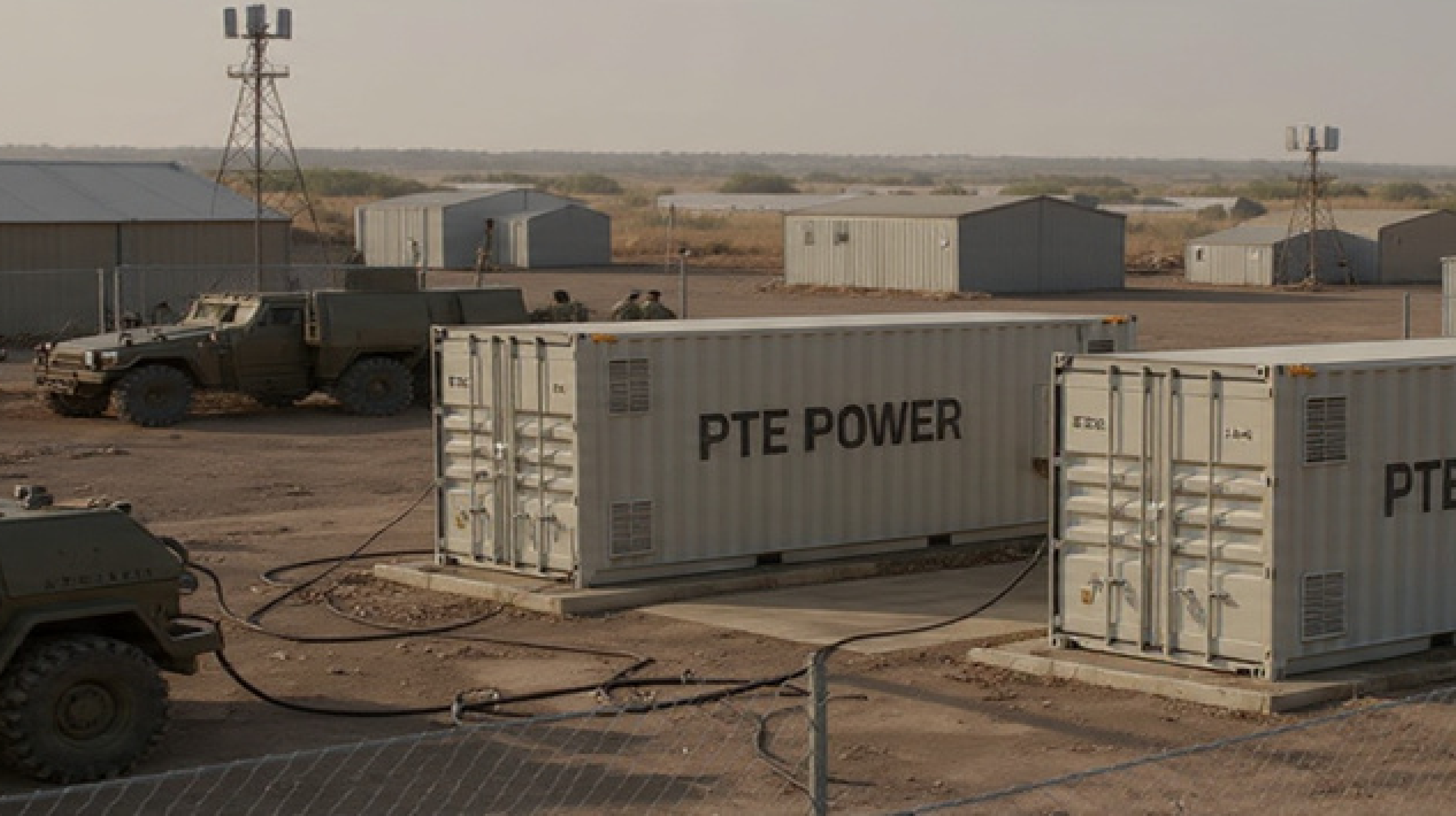 PTE Power system powering a remote military installation