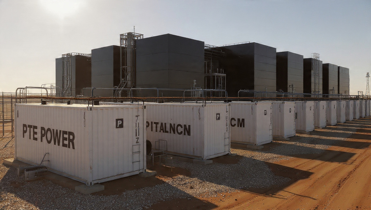 PTE Power turbine operating under extreme desert heat conditions