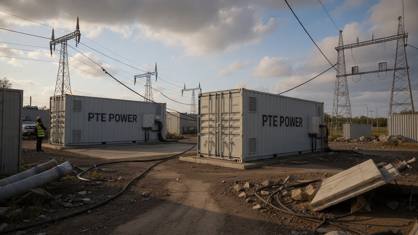 PTE Power turbine module supplying a data center facility